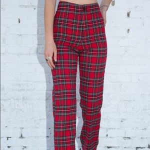 Brandy Melville Kim Pants Plaid